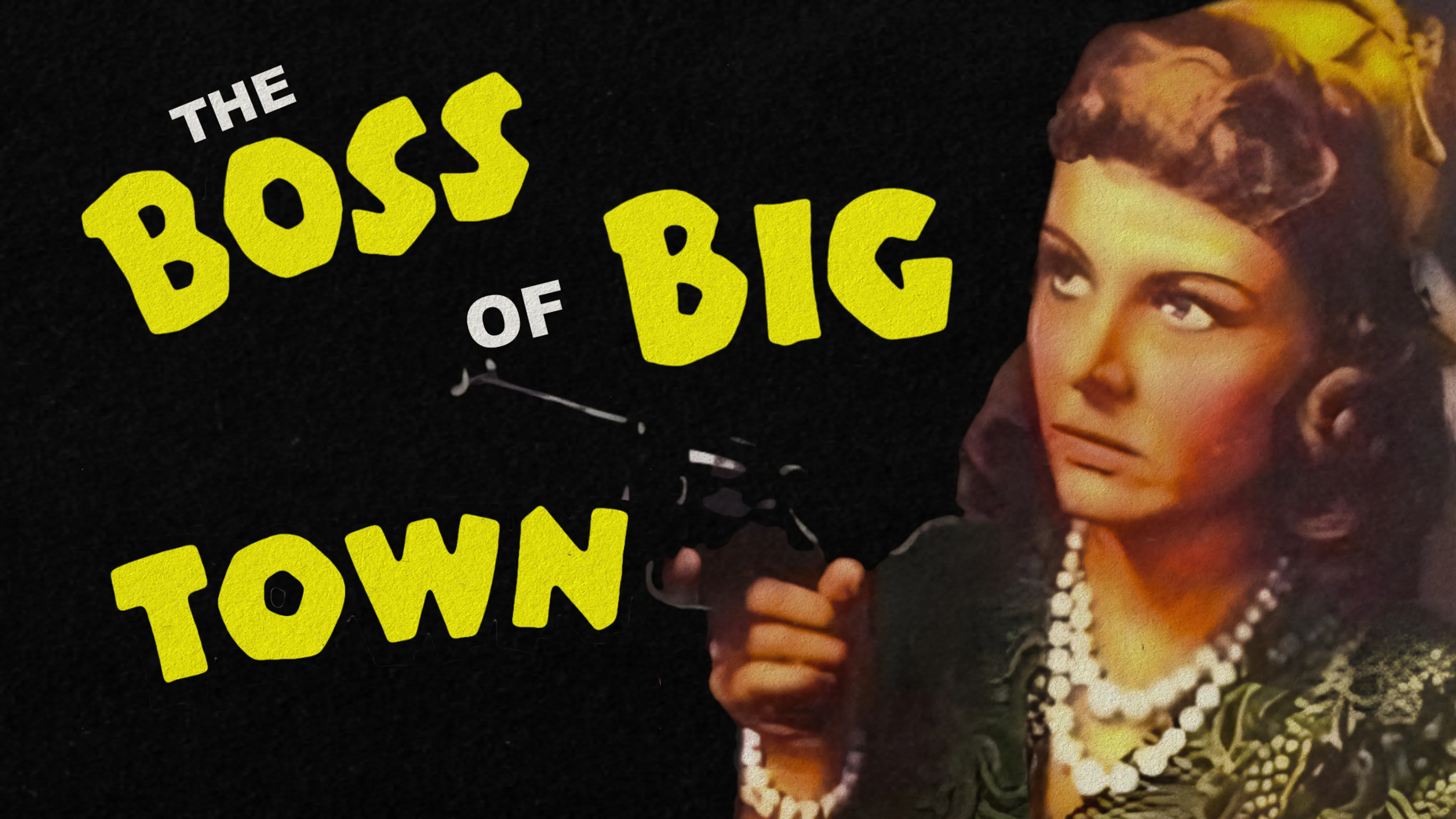 The Boss of Big Town poster